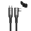 Oculus Link VortexVR-kabel 3 m + fästelement | USB-C | för Oculus Quest 2 (eller Quest 1) | SteamVR | SideQuest - VortexVR.se